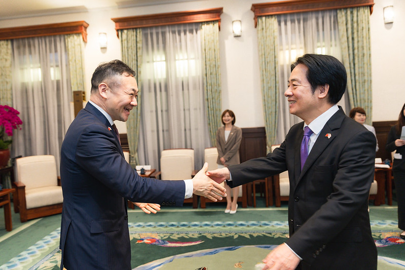 President Lai meets delegations led by Representative Suzuki Keisuke and Councillor Takinami Hirofumi of Japanese Diet