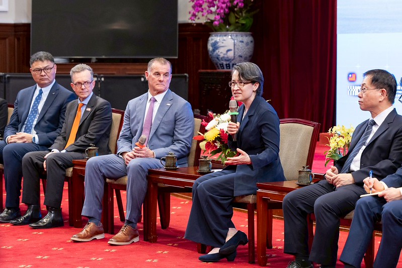 副總統接見美台商業協會訪團　盼持續深化臺美安全、經貿及科技合作