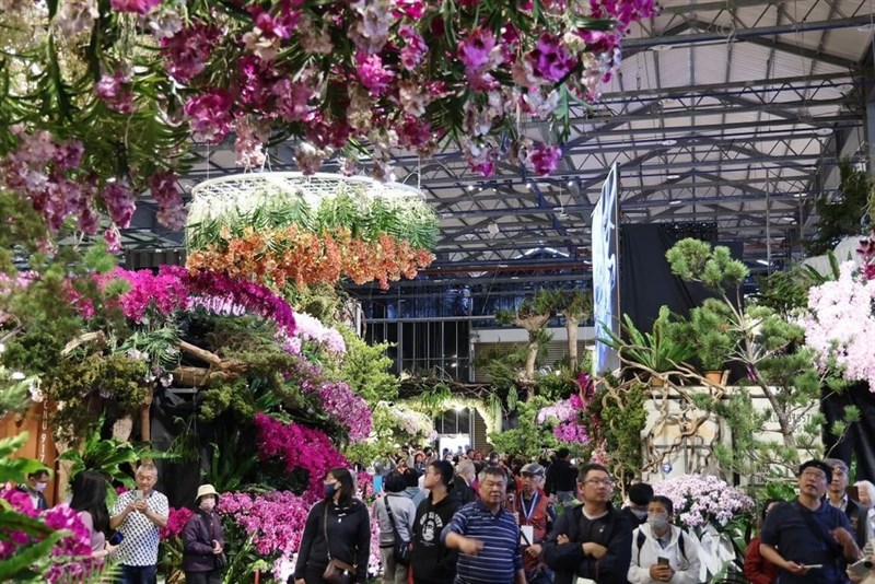 台湾国際らん展が開幕　黄台南市長、品質と競争力強調